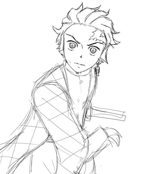 Нарисоватьтанджиро Камадо