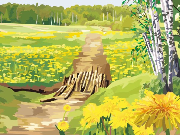 Нарисовать природу