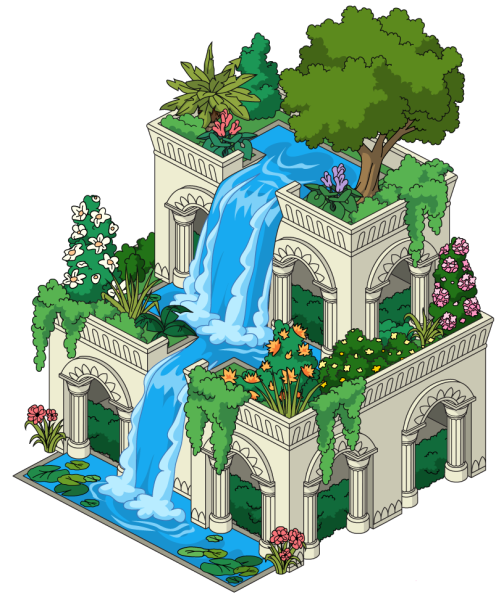 7 Чудес света висячие сады Семирамиды