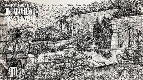 Висячие сады Семирамиды художник