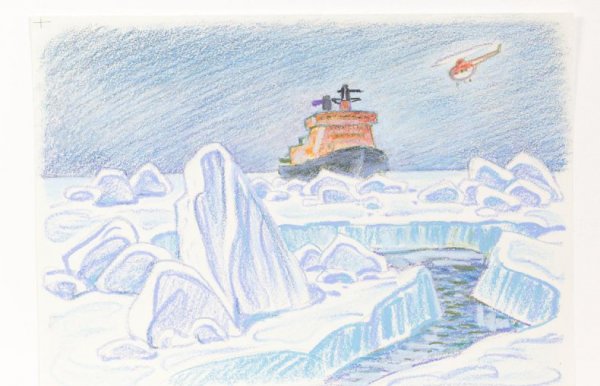 Арктика детские рисунки