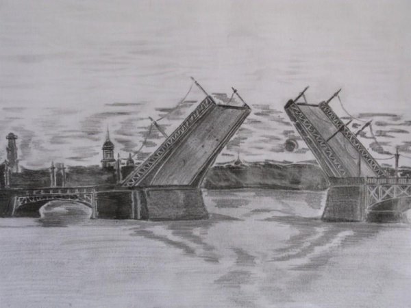 Мосты Питера в масле