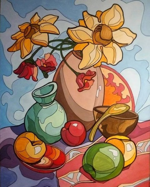 Давид Байли декоративный натюрморт