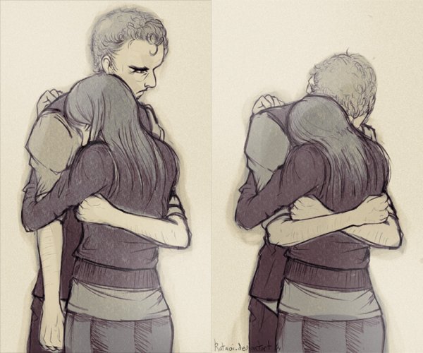 Объятия рисунок