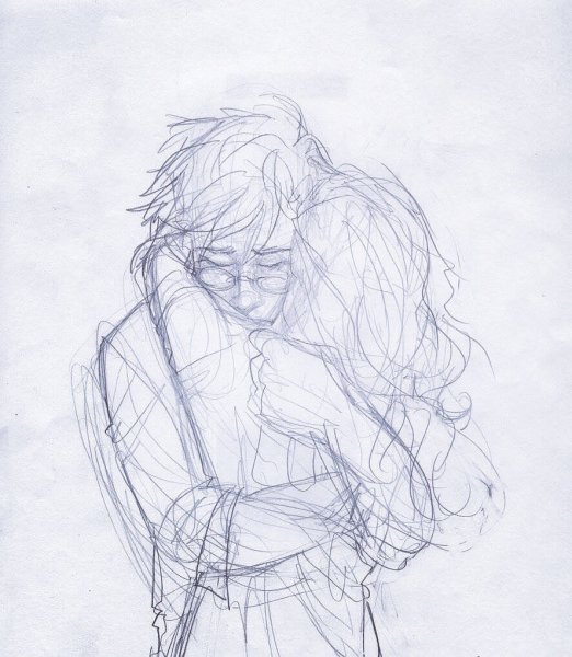 Объятия набросок