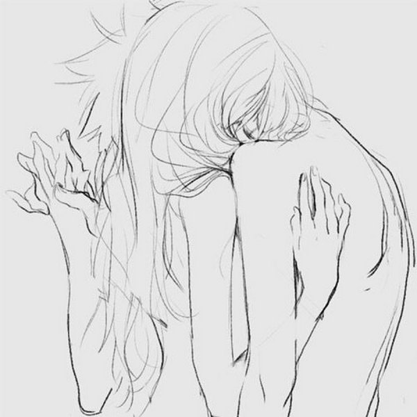 Объятия набросок