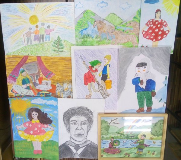 Иллюстрации к произведениям Мустая Карима для детей