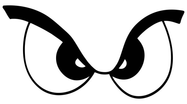 Мужской глаз аниме набросок