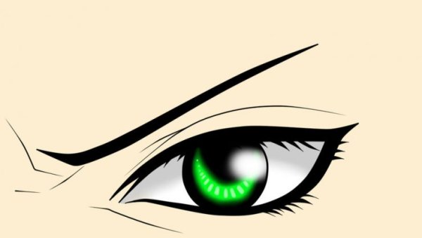 Злые глаза карандашом