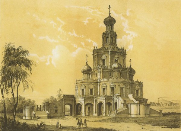 Храм Покрова Пресвятой Богородицы в Филях план