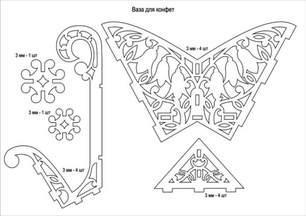 Изделия из фанеры своими руками чертежи и схемы сборки