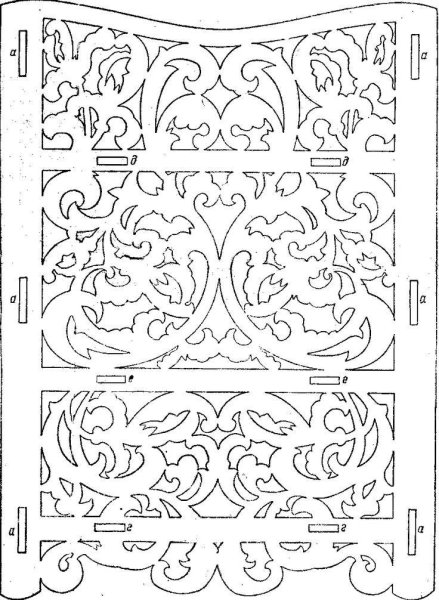 Трафареты полочек для выпиливания лобзиком