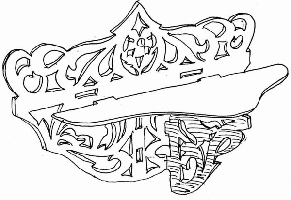 Чертежи полочек для выпиливания лобзиком