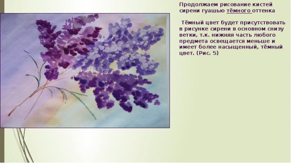 Св Рахманинов сирень рисунок