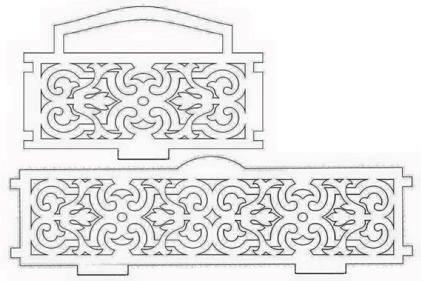 Орнамент для резки по дереву
