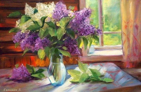 Иллюстрации к роману Сергея Рахманинова сирень