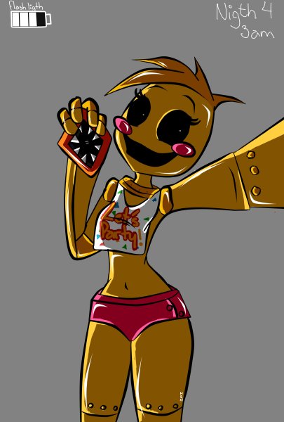 Чика ФНАФ 1 арт