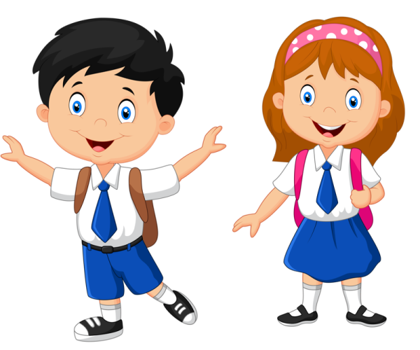 Школьник мультяшный