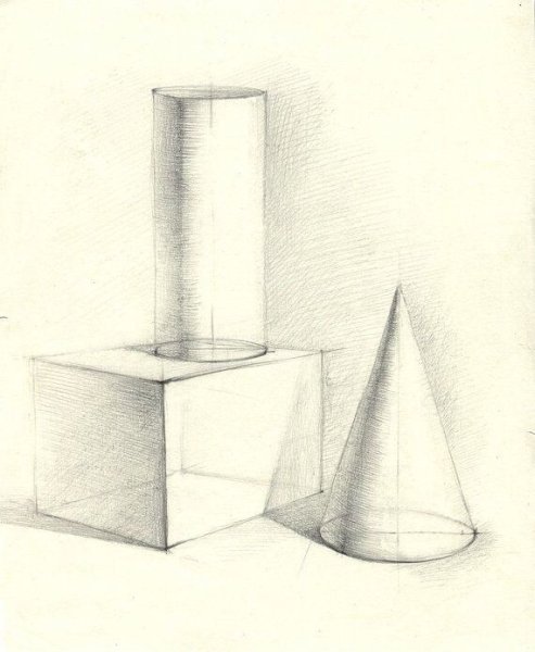 Наброски геометрических тел