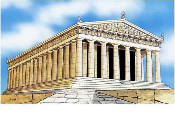 Дорический храм Парфенон