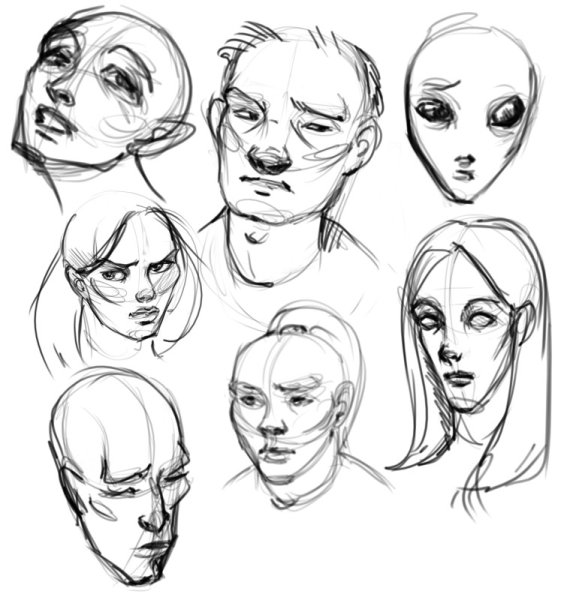 Лицо референс