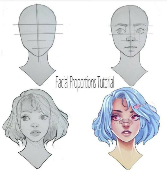 Лицо туториал