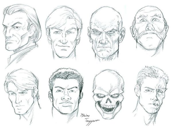 Лицо референс