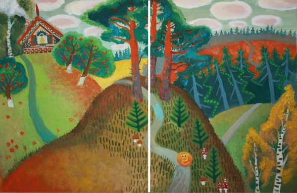 Юрий Алексеевич Васнецов иллюстрации Колобок