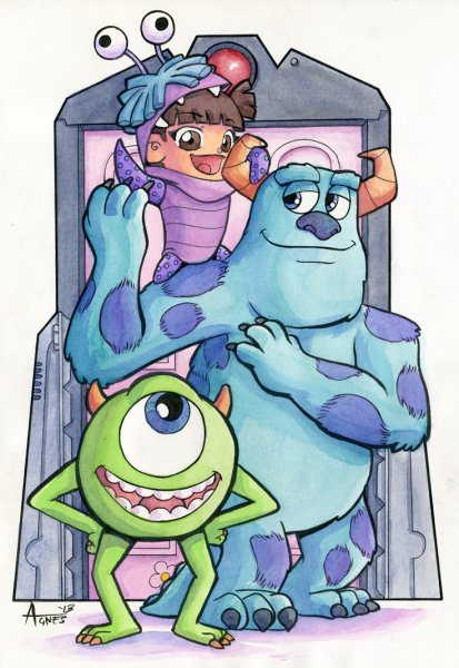 Корпорация монстров Салли и Майк