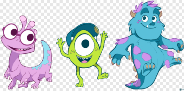 Рисовать персонажей из корпорации монстров