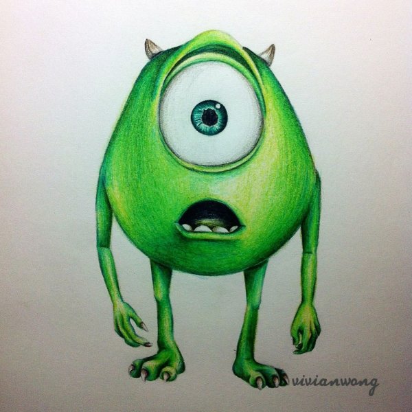 Корпорация монстров Майк Вазовски раскраска