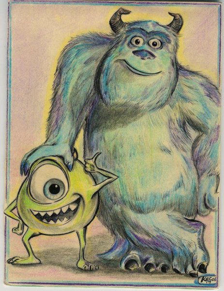 Майк Вазовски срисовать