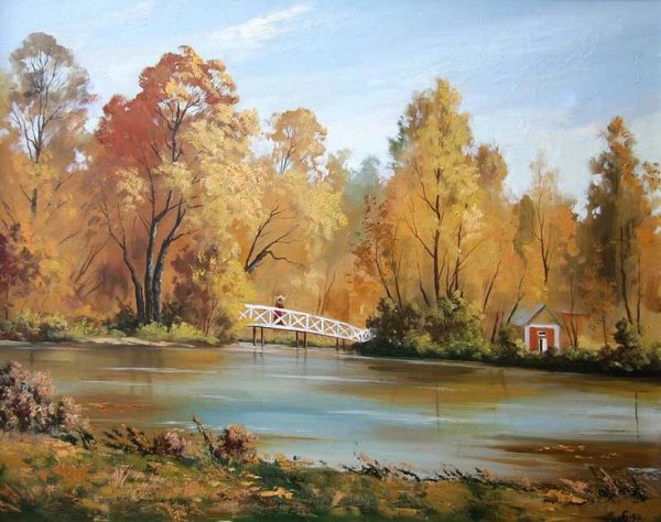 Серов Пушкин в парке