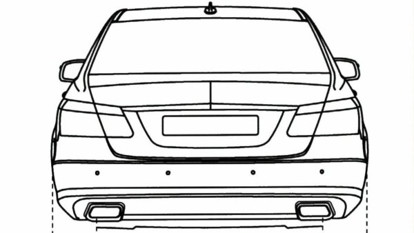 Раскраска Мерседес е63 АМГ