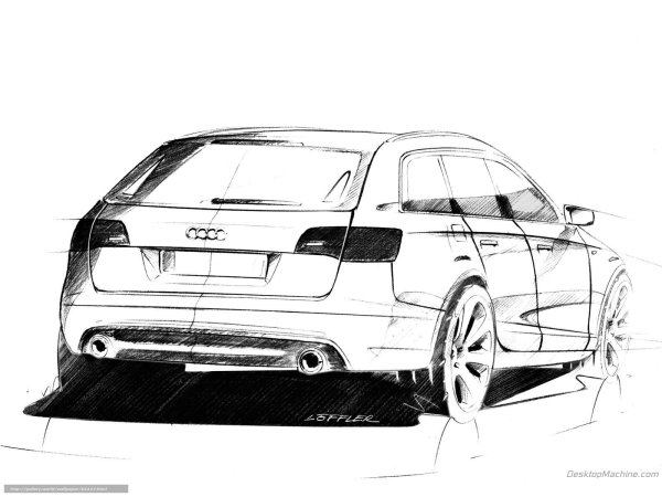 Audi a6 Sketch