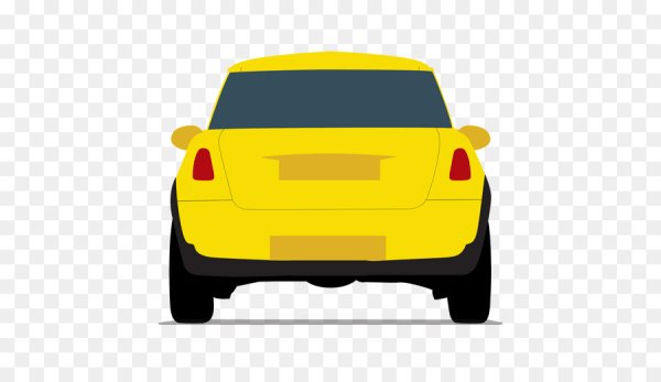 Машина вид сзади вектор