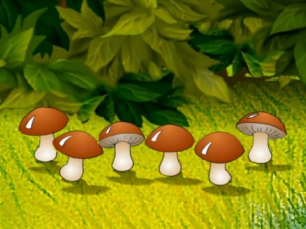 Сказочный домик гриб