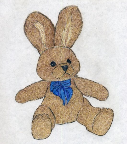 Мягкая игрушка карандашом