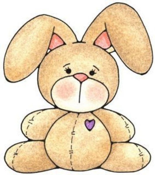 Нарисовать плюшевого зайчика