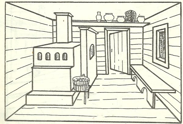 Русская изба убранство русской избы рисунки