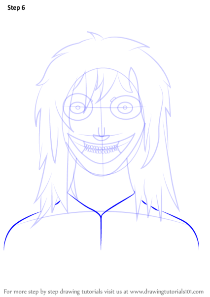 Срисовывать убийца Джефф убийца