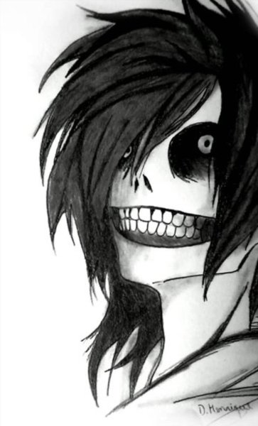 Крипипаста Джефф убийца для срисовки