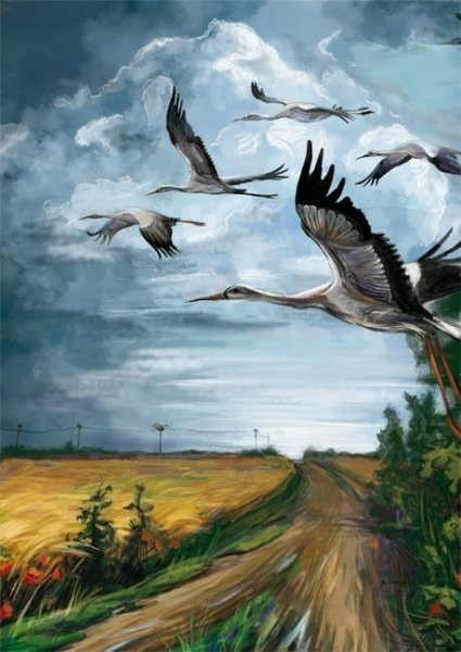 Журавлиный Клин живопись