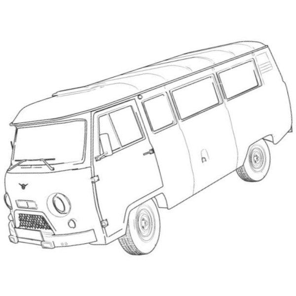 УАЗ 2206 вид сбоку