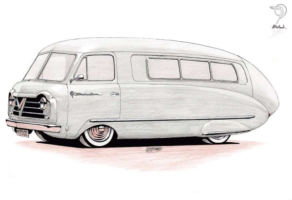 Нарисовать УАЗ буханку