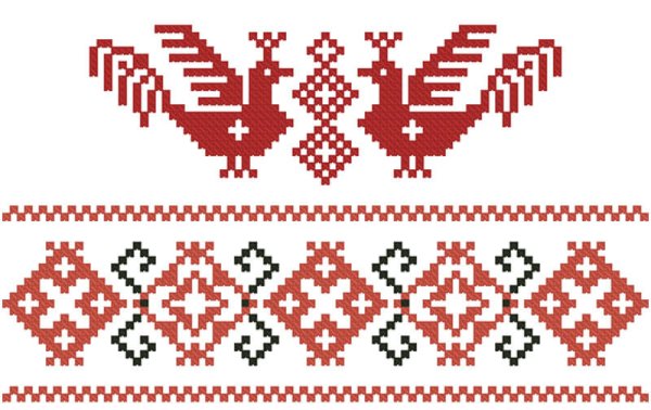 Мордовский национальный орнамент финно-Угория