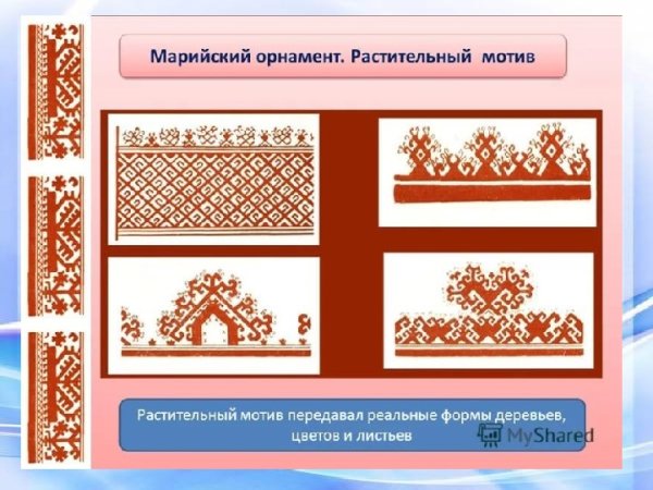 Марийский растительный орнамент