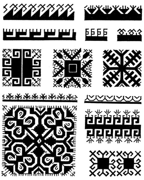 Национальный орнамент чувашей