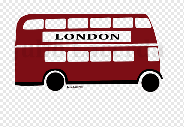 Лондонский автобус рисунок