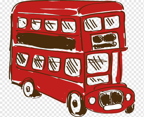 Рисование английский автобус